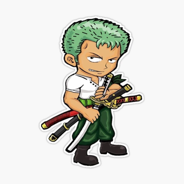 One Piece Chibi Png - One Piece Zoro Chibi, Transparent Png, png