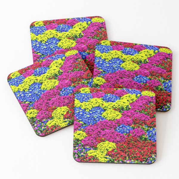 Item preview, Bed of multi coloured flowers  designed and sold by David-Howells.