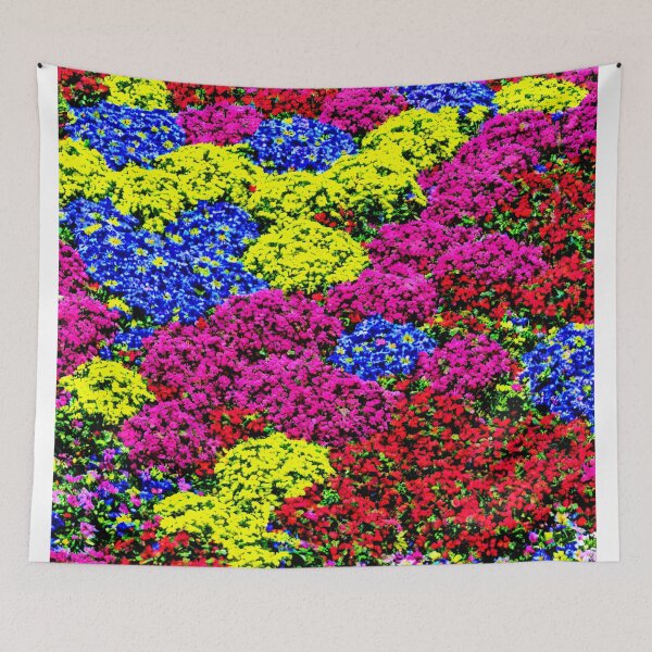 Item preview, Bed of multi coloured flowers  designed and sold by David-Howells.