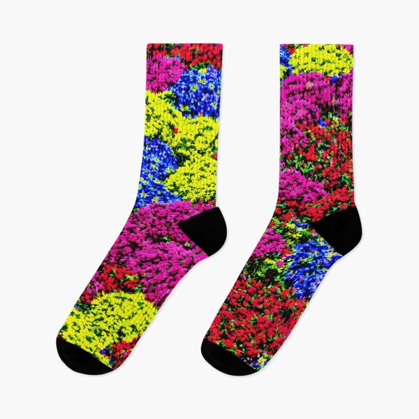 Item preview, Bed of multi coloured flowers  designed and sold by David-Howells.