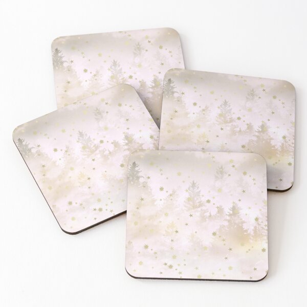 Item preview, Starry Soft Blush White Forest Dream #1 #decor #art  designed and sold by Anita's & Bella's Art.