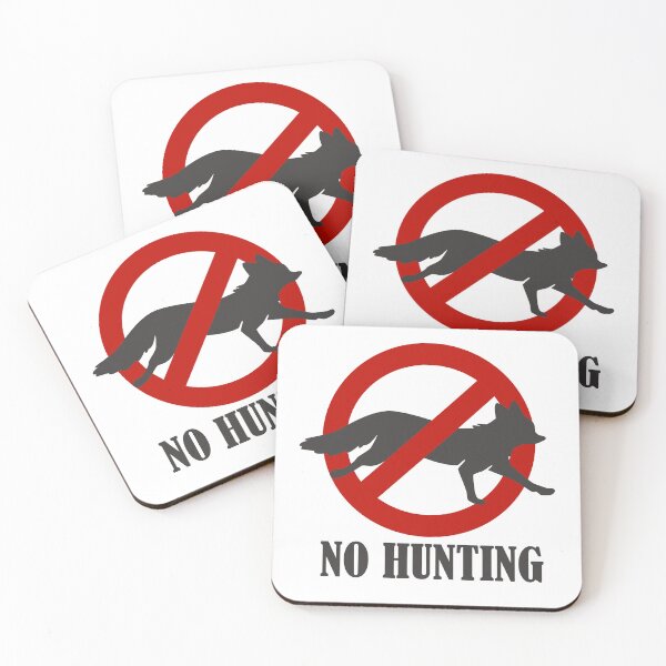 Item preview, no hunting anti hunting animal protection designed and sold by Buddyboutique.