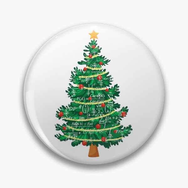 Item preview, Christmas tree with math vibes, for math and science lovers designed and sold by NoetherSym.