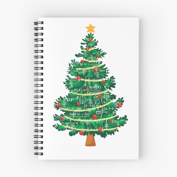 Item preview, Christmas tree with math vibes, for math and science lovers designed and sold by NoetherSym.