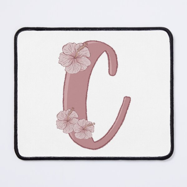 Item preview, Pink Hibiscus Monogram C designed and sold by Zephyr-Studio.