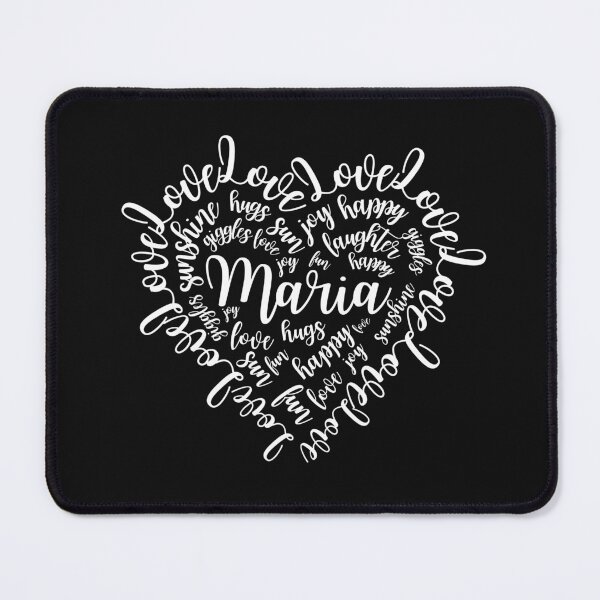 Item preview, MARIA PERSONALISED NAME HEART  designed and sold by DanaMire.