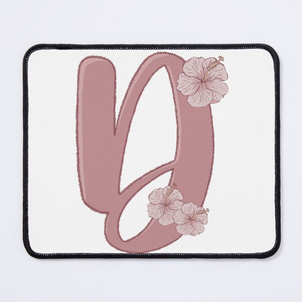 Item preview, Pink Hibiscus Monogram D designed and sold by Zephyr-Studio.