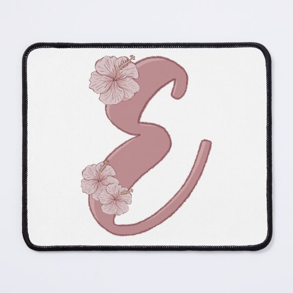 Item preview, Pink Hibiscus Monogram E designed and sold by Zephyr-Studio.