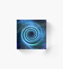 Universe Black Hole 3D Illustration Acrylic Block