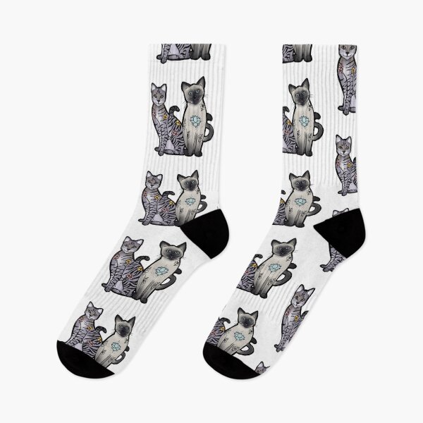 Item preview, Old school tattoo cat designed and sold by TeeAgromenaguer.