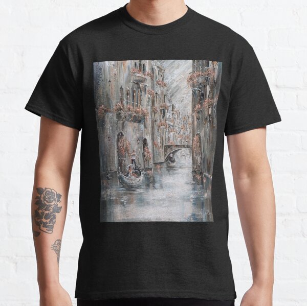 Gondola Journey through Venice Canals Classic T-Shirt