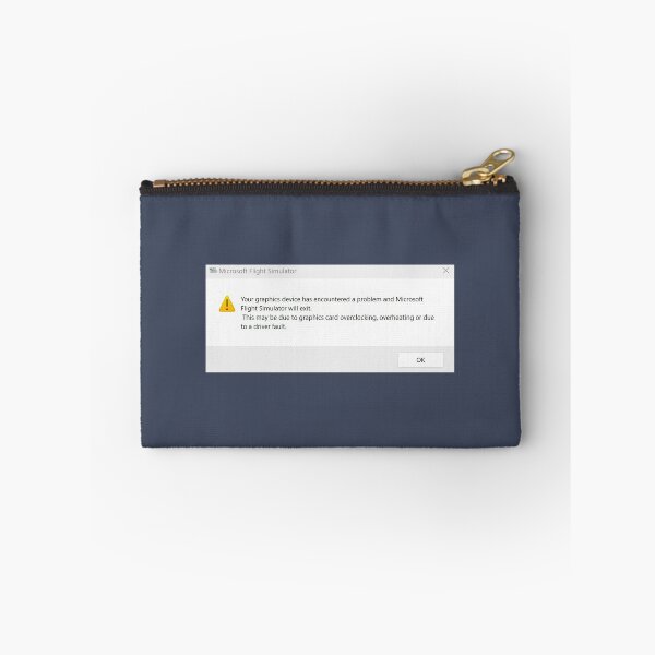 Item preview, MSFS Crash Graphics Error Message  designed and sold by Dpe1974.