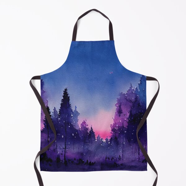 Artikelvorschau, Nachtwald-Aquarell entworfen und verkauft von DidzaDesigns.