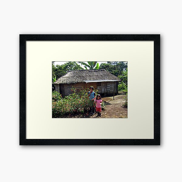 Achuar Sisters Framed Art Print