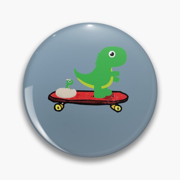 Item preview, Pickled tyrannosaurus moria Elizabeth is a cute rides on a wooden skateboard  designed and sold by KadeReilly.