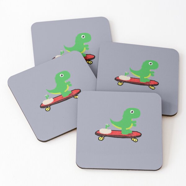 Item preview, Pickled tyrannosaurus moria Elizabeth is a cute rides on a wooden skateboard  designed and sold by KadeReilly.