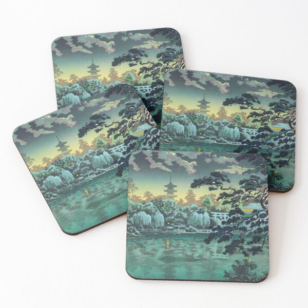 Item preview, Ueno Shinobazu Pond by Koitsu Tsuchiya, Japanese Print designed and sold by Ukiyo-Studio.