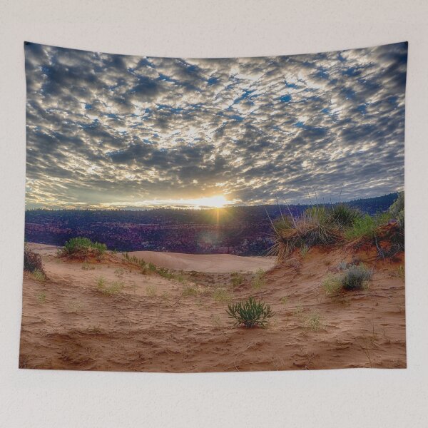 Item preview, Sunset under a Cloudy Sky - Coral Pink Sand Dunes designed and sold by Kathy Weaver.