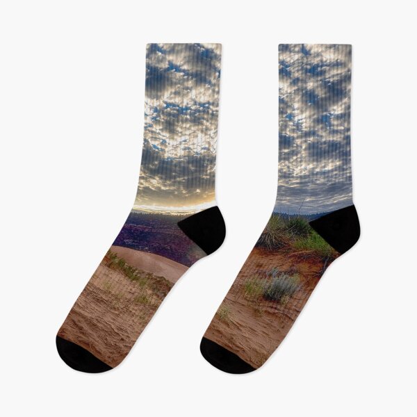 Item preview, Sunset under a Cloudy Sky - Coral Pink Sand Dunes designed and sold by Kathy Weaver.