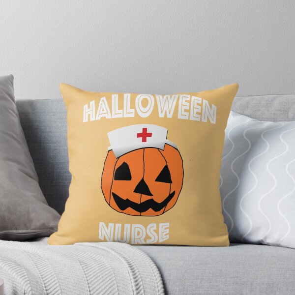 Item preview, Scary looking Halloween Nurse Pumpkin designed and sold by DaveM7054.