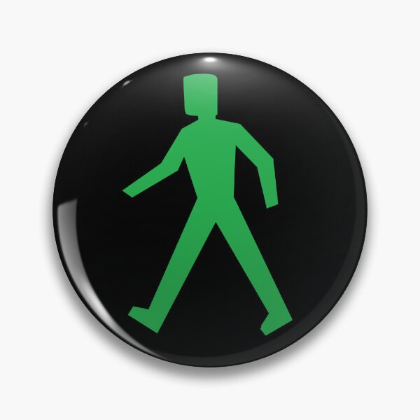 Item preview, Green walk man designed and sold by BenLeverAU.