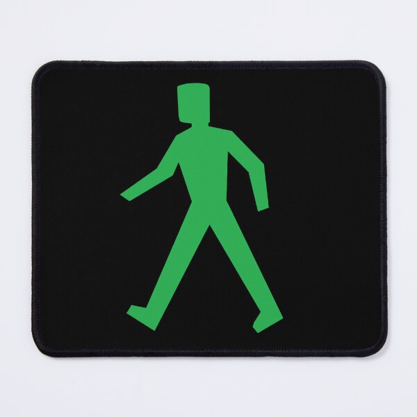 Item preview, Green walk man designed and sold by BenLeverAU.