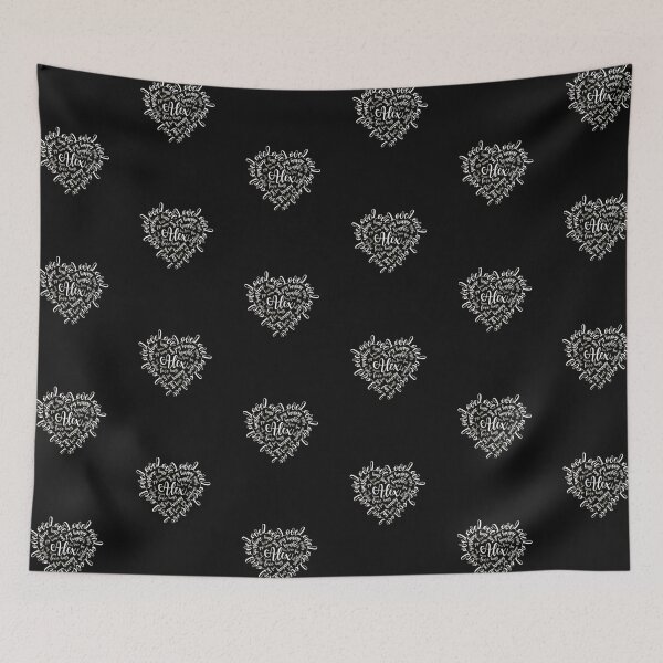 Item preview, ALEX PERSONALISED NAME HEART  designed and sold by DanaMire.
