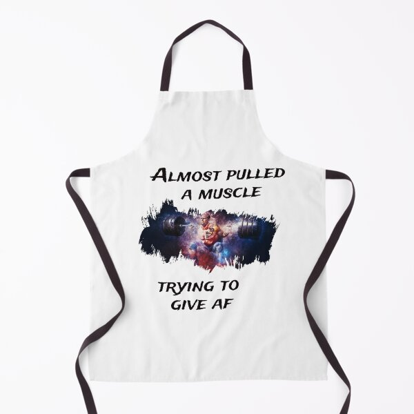 Item preview, ALMOST PULLED A MUSCLE TRYING TO GIVE AF designed and sold by KatisDesign.