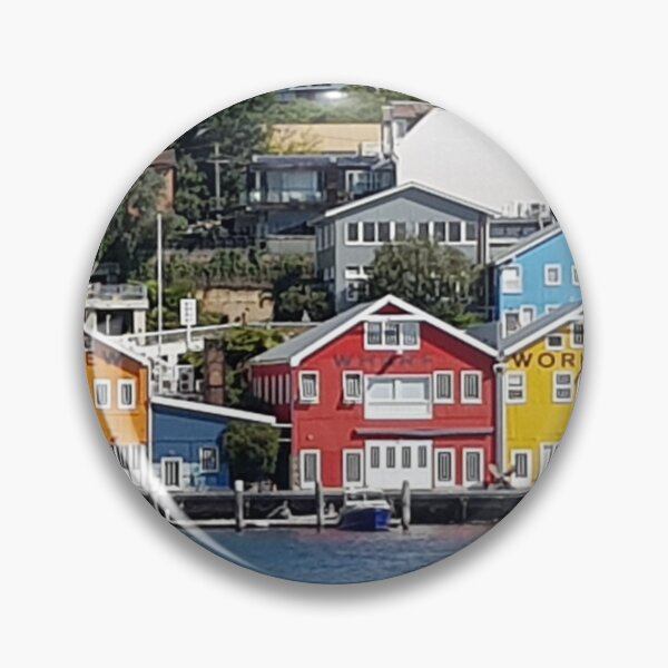 Item preview, Colorful Houses by the Water designed and sold by RROW123.