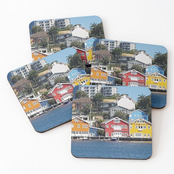 Item preview, Colorful Houses by the Water designed and sold by RROW123.