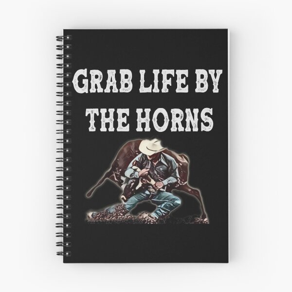 Item preview, Grab Life By The Horns - Steer Wrestler designed and sold by handsoftime2020.