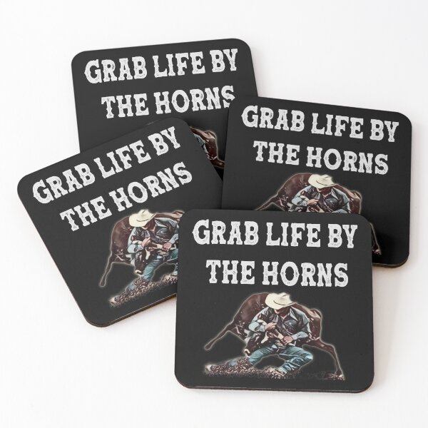 Item preview, Grab Life By The Horns - Steer Wrestler designed and sold by handsoftime2020.