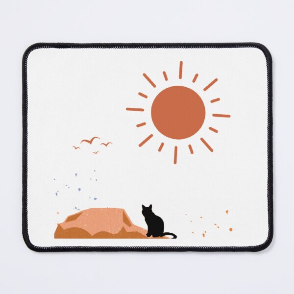 Item preview, Cat watching sunset designed and sold by The Third House.