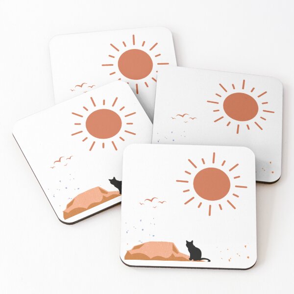 Item preview, Cat watching sunset designed and sold by The Third House.