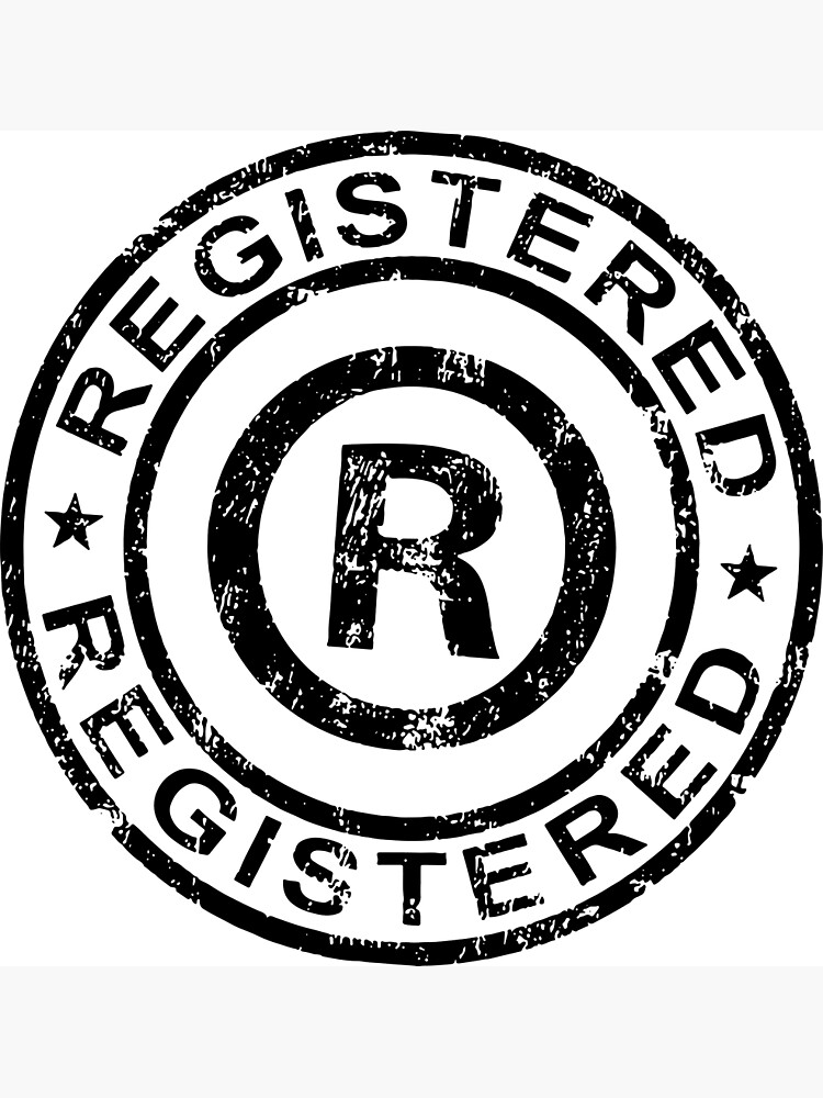 Registered Sign Original | Greeting Card