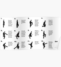 Monty Python | Silly walks | Cult tv Best of British Poster