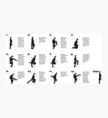 Monty Python | Silly walks | Cult tv Best of British Photographic Print