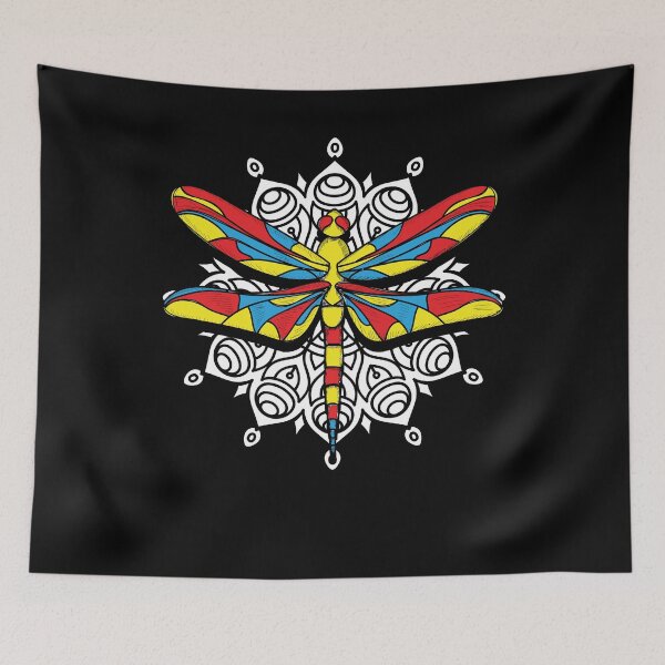 Item preview, Dragonfly Damselfly Dragonflies Mandala Entomology Insects designed and sold by ShopTheStyle.