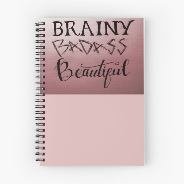 Aperçu de l'œuvre Brainy, Badass, & Beautiful - Saumon créée et vendue par Rae-Rabbs.