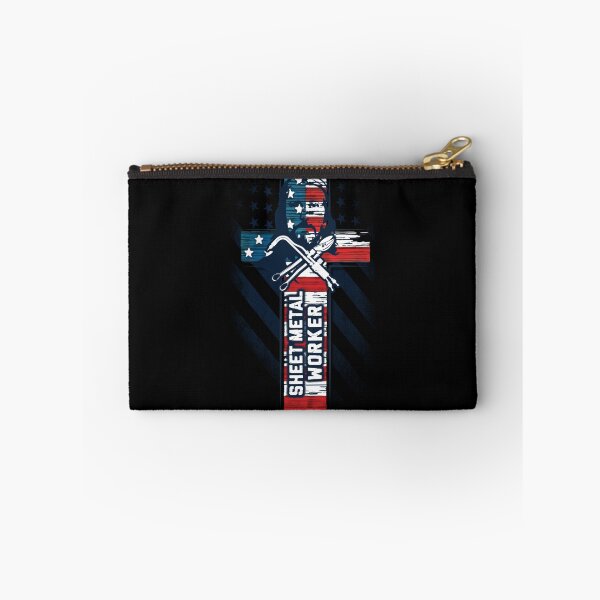 Item preview, Proud Patriotic American Sheet Metal Worker Pullover Sweatshirt designed and sold by raynesjestero.