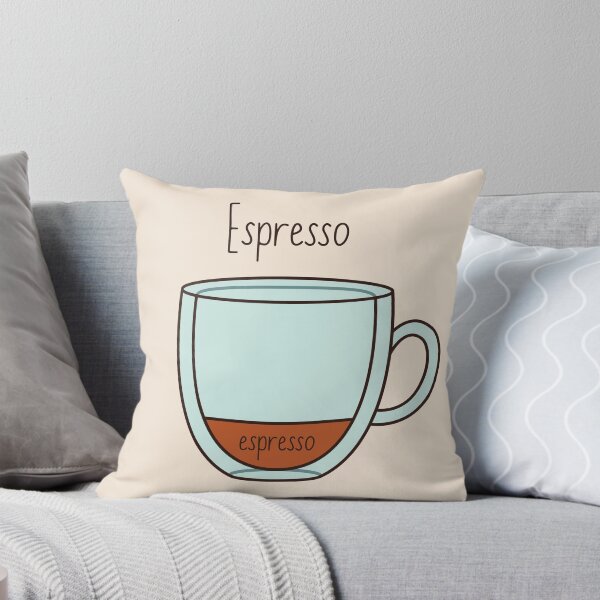 Item preview, Cute Hand Drawn Coffee Proportions - Espresso designed and sold by hotsaucefactory.