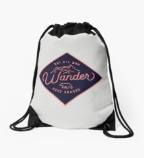Not All Who Wander Have Snacks Alternate Drawstring Bag