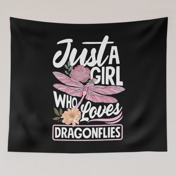 Item preview, Dragonfly Damselfly Just A Girl Who Loves Dragonflies designed and sold by ShopTheStyle.