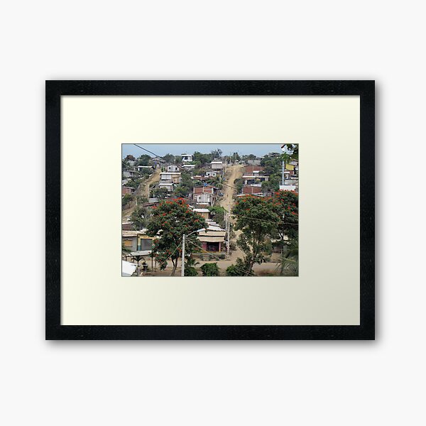 Poor Meets Pretty Framed Art Print