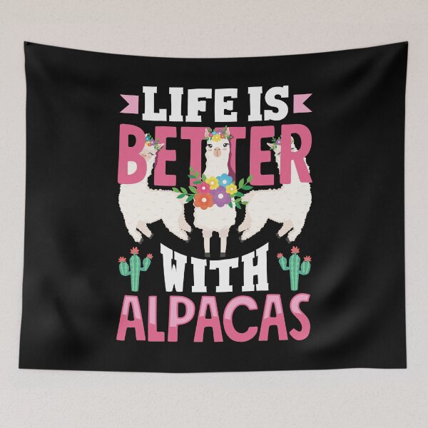 Item preview, Alpacas Mammals LLamas Alpaca Life Is Better With Alpacas designed and sold by ShopTheStyle.