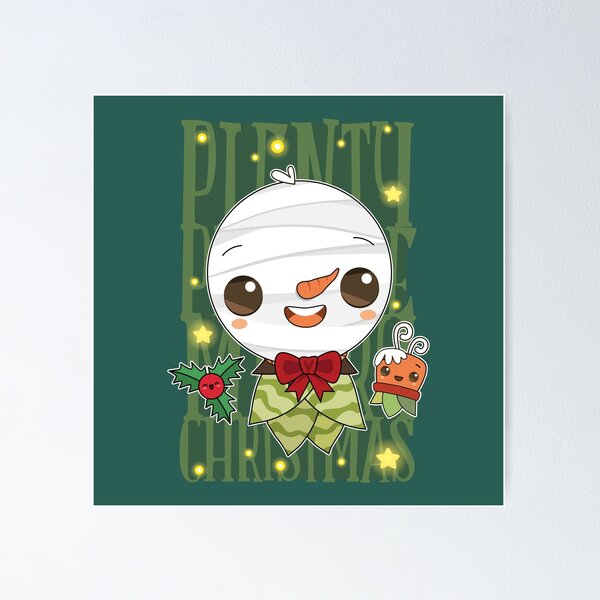 Item preview, Plantee Snowman - Merry Christmas  designed and sold by plentyplantee.