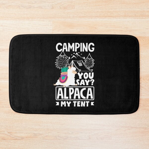 Artikelvorschau, Alpacas Mammals LLamas Camping Alpaca My Tent Funny entworfen und verkauft von ShopTheStyle.