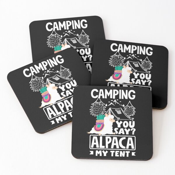 Artikelvorschau, Alpacas Mammals LLamas Camping Alpaca My Tent Funny entworfen und verkauft von ShopTheStyle.