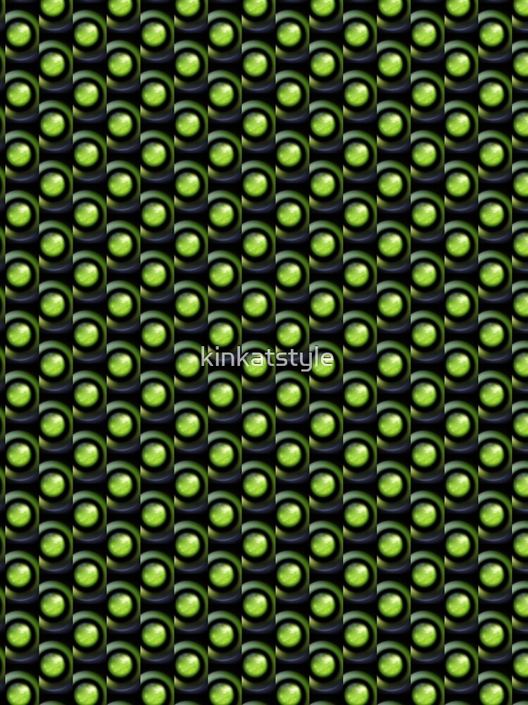 Thumbnail 4 of 4, A-Line Dress, The Green Eyed Staring Eye designed and sold by kinkatstyle.