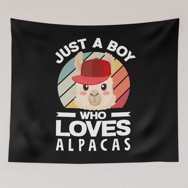 Item preview, Alpacas Mammals LLamas Alpaca Just A Boy Who Loves Alpacas designed and sold by ShopTheStyle.